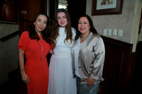 (mamá del novio) Verónica Lozano de Elizondo, Crista Fernández y Lucy Taha de Fernández