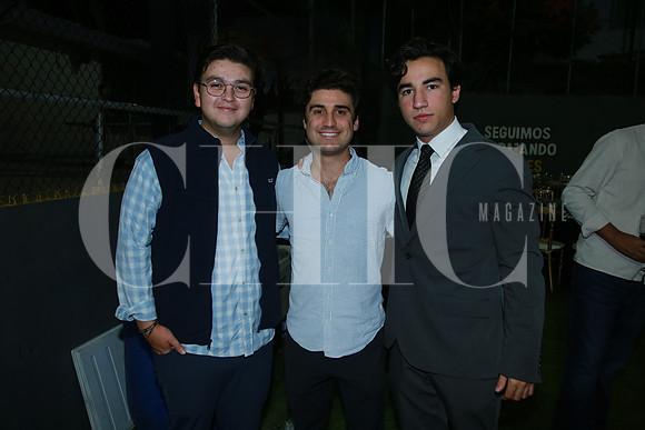 Nicolás Crespo, Mauricio Saénz y Arturo Farias (2)