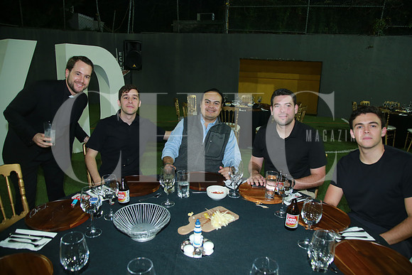 Santiago Vázquez, Emilio González, Gabriel Zubieta y Landa, Federico Garza y Sebastian Garza