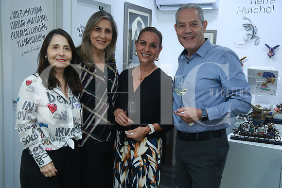 Claudia Zambrano, Claudia Hanun, Karla Barragan y Arturo Vázquez Mellado