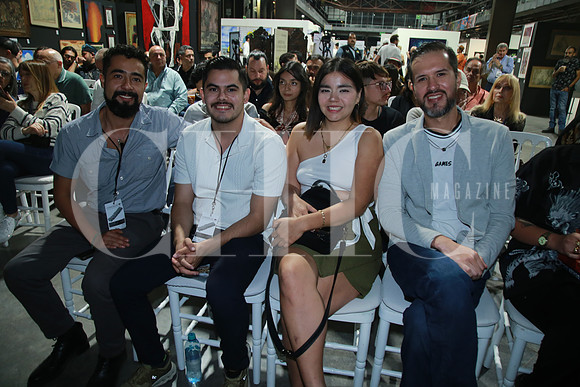 Alonso Ramírez, Ronaldo Ocha, Michelle Quitrel y Edwin Apolo