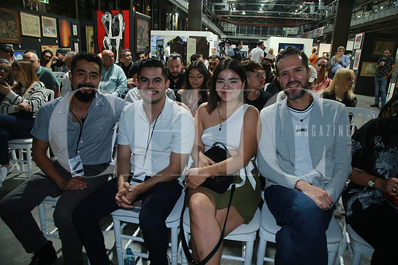 Alonso Ramírez, Ronaldo Ocha, Michelle Quitrel y Edwin Apolo