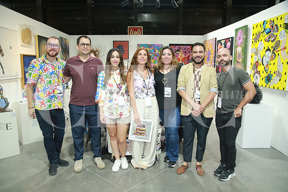 César Peralta, Salvador López, Mariana Ceresero, Erika Dounse, Asucena Cruz, Wayo Torres y Luis Martínez