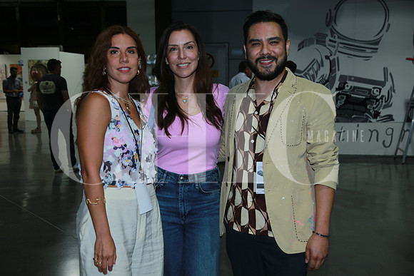 Erika Dounse, Cecilia Dounse y Wayo Torres