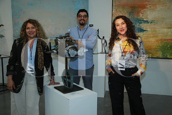 Silvia Murillo, Rodrigo Aguilar y Verónica Ximenez