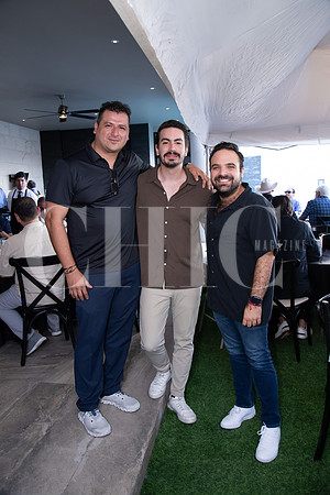 Manolo Garza, Raúl Cadena y Javo De la Vega