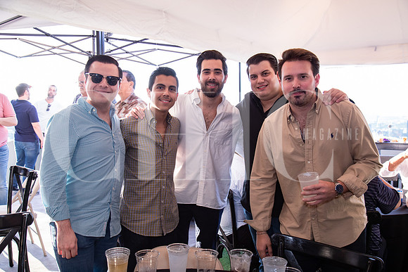 Jose Luis Cano, Efrén Macías Guilhaux, Adrián Ontiveros, Jorge Manzur y Mauricio Aguirre