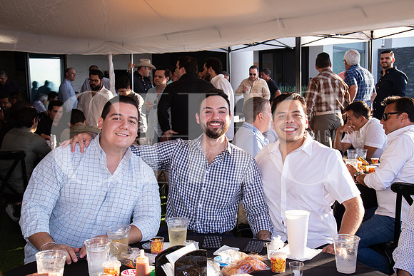 Daniel Benítez, Marcelo Garza y Diego Garza