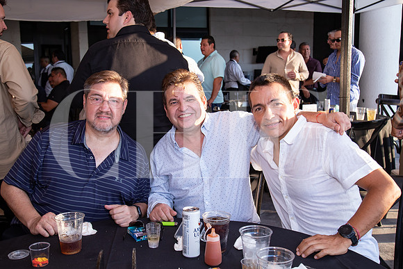 Raúl Trevino, Tomás Botello y Rubén Hernández
