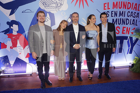 Emilio de la Garza, Alexandra de la Garza, Adrián de la Garza, Gaby Oyervides,19