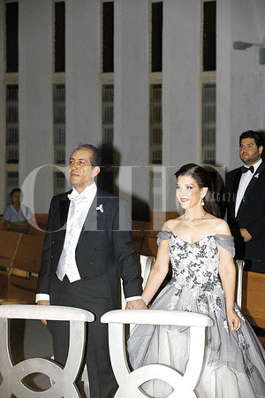 Yusef Atiyeh Navarro y Marisa Villarreal de Atiyeh (papás del novio)