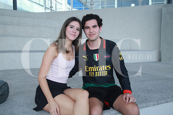 Andrea Sánchez y Renato Leal
