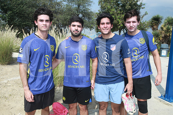 Alonso De la Garza Evia, Juan Lomeli, Esteban Hernández y Antonio Ancira