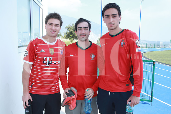 Eugenio Jaime, Gabriel Milmo y RaúlTreviño