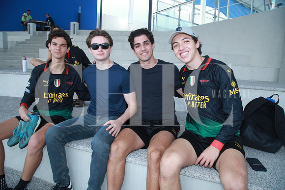Tiago Leal, Roberto Canales, Pablo Estrada y Gabriel Niño de Rivera