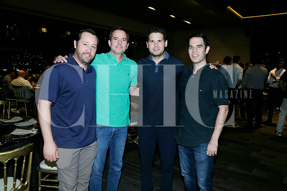 Eugenio Martínez, José Camelo, Hernán Montemayor y Ramiro Cantú