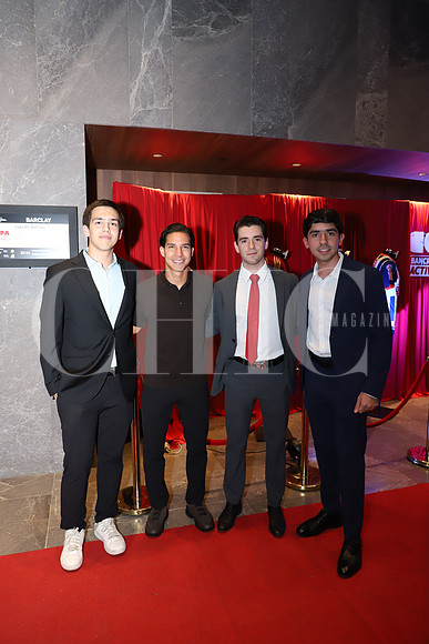 Pablo Odriozola, Diego Lainez, Diego Benitez y Azael Abarca 1