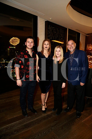 Andrés Elosúa, Monique Letayf, Bárbara Chapa de Martínez y Jaime Martínez