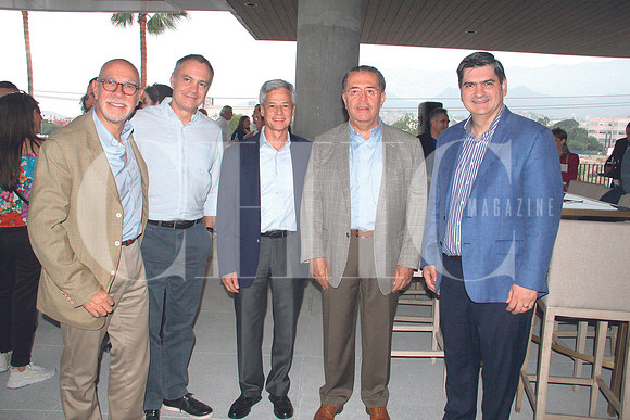 Rodolfo Rubio, Ignacio De la Vega, Enrique Zambrano, Eugenio Garza Herrera y David Garza