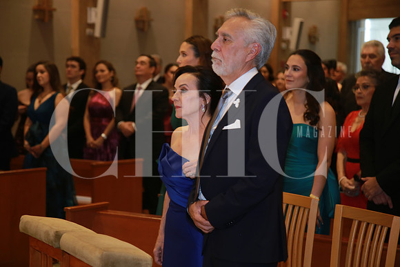 (papás de la novia) María Isabel Villarreal de Guajardo y Octavio Guajardo Peña