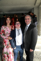 Alejandra Ancira, Richie Rodríguez y Ricardo Rodríguez