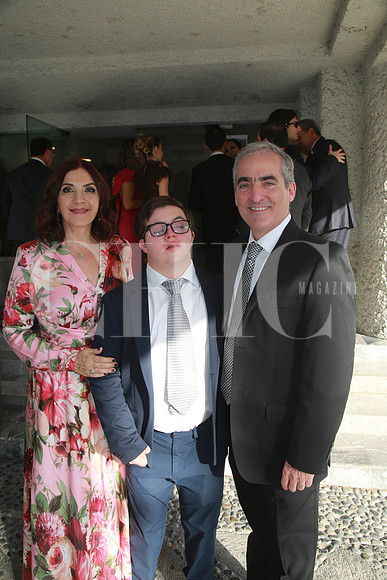 Alejandra Ancira, Richie Rodríguez y Ricardo Rodríguez