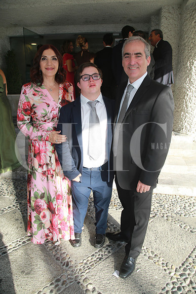 Alejandra Ancira, Richie Rodríguez y Ricardo Rodríguez