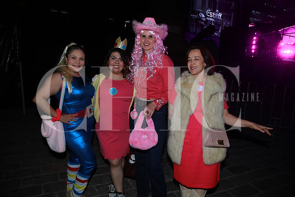 Liz Pérez, Karina Castro, Annabelle Larouche y Yolanda Falcón
