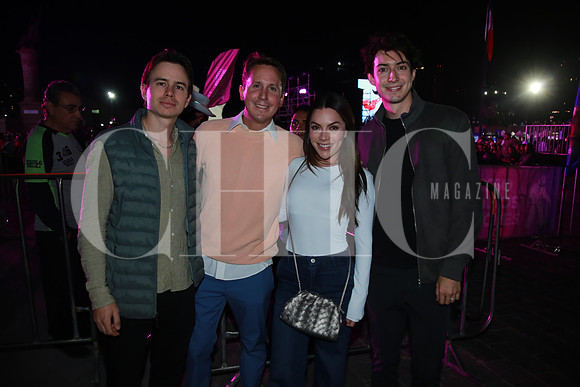 Sebastian Landeros, Daniel Margain, Lucia Guajardo y Jorge De la Garza