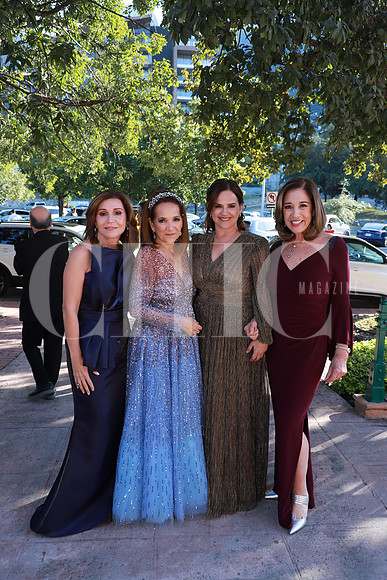 Flori Garza de Villarrea, María Estela López, Laura Garza y Cecila Sojo 1