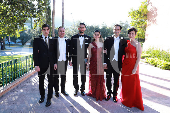 Alejandro Paredes, César Paredes, César Paredes, Cecila Paredes, Novio y Valeria Garza de Paredes 1