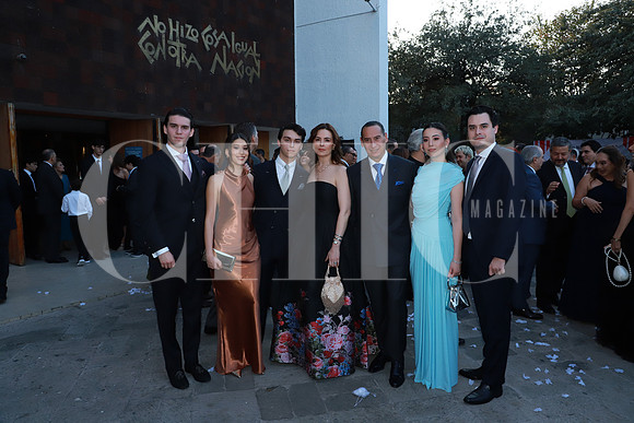 Juan Diego Páez, Carola Páez, Adrián Páez, Maca Romo de Páez, Adrián Páez, Maca Páez y Emiliano Garza 1