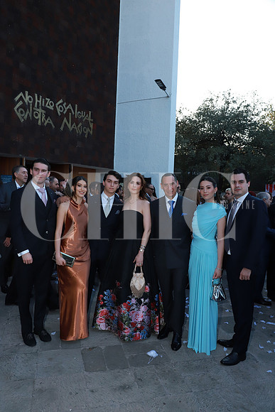 Juan Diego Páez, Carola Páez, Adrián Páez, Maca Romo de Páez, Adrián Páez, Maca Páez y Emiliano Garza 2