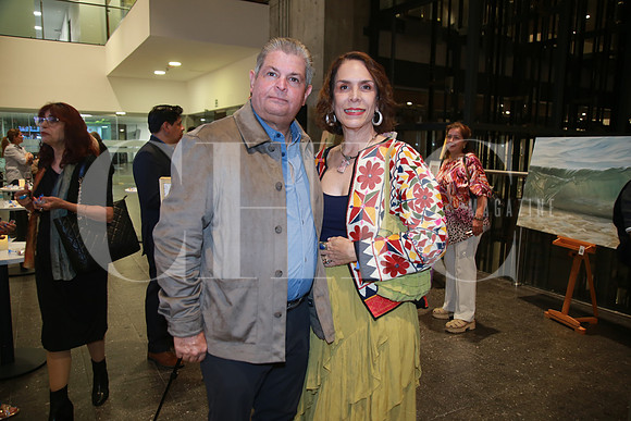 Joaquin Guzmán y Elsa Blomeier