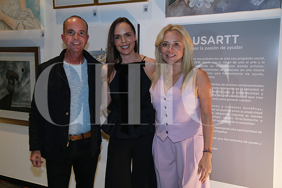 Rafa Alanis, Claudia Huizar y Teté García Luna