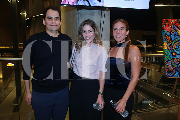 Salvador López, Karla Gracia y Erika Dounse