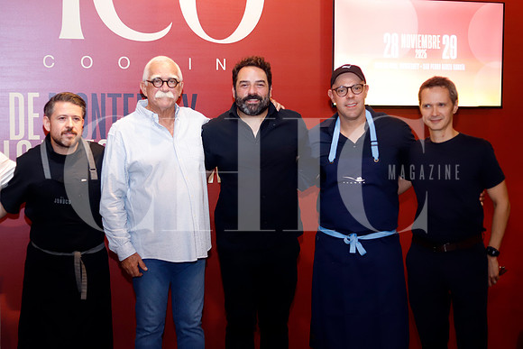 Hugo Guajardo, Alberto Elizondo, Pedro Reyes, Eduardo Morales y Bernardo González