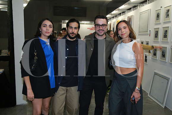 Tania Martínez, Alfonso González, Manolo Villalobos y Sofia Álvarez