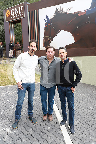 Bernardo Madero, Carlos Torres y José Antonio Flores