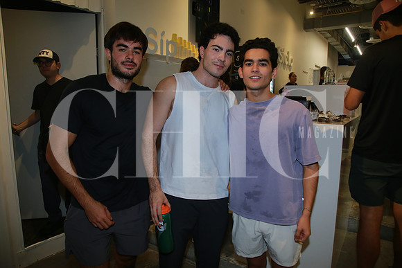 Carlos Islas, Ricardo García y Rodrigo Bloch