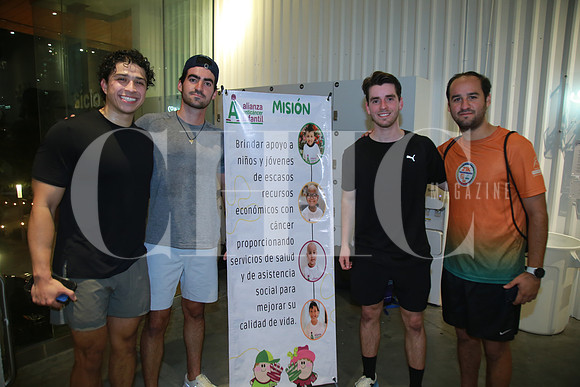 José Valentes, Adrian Gonzalez, Diego Benitez y Jorge Melo