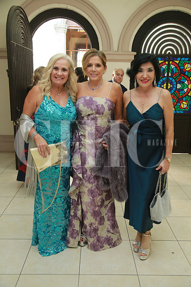 Myrna Treviño, María Schaffino y Nora Cantú