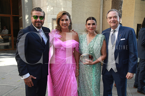 Oscar Méndez, Ana Laura Maldonado de Méndez, Heidy Villarreal y Rodrígo García