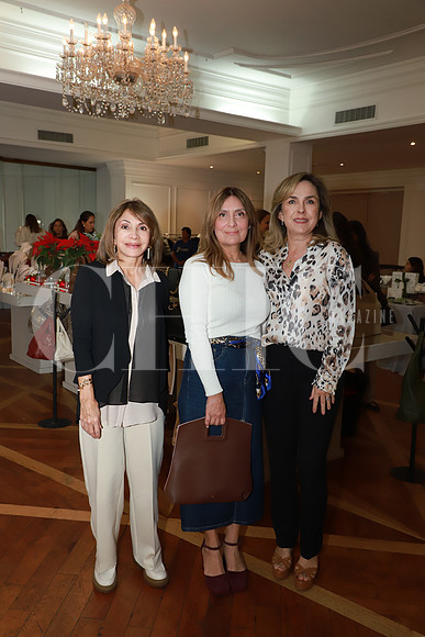María Elena Dávila, Omega Kuri y Tere Sauza0