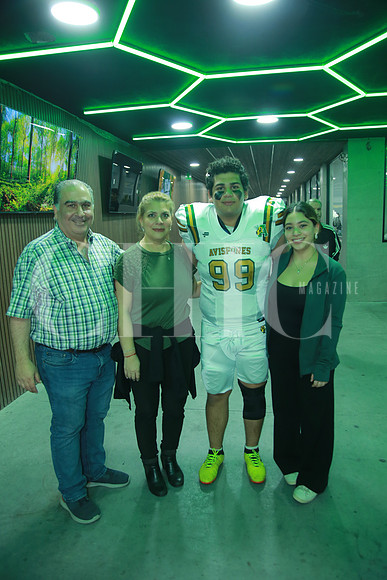Mauricio Letayff, Patricia Valenzuela, Mauricio Letayff y Nicole Letayff.