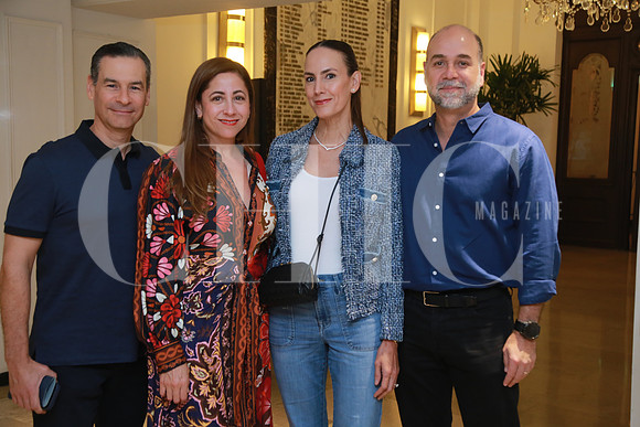 Othón De la Garza, María Eugenia Guzmán, Irma Ramos y Raúl Guerra