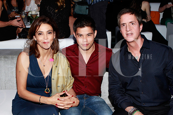 Malu Santiago, Leonel Huerta y Ernesto Vela