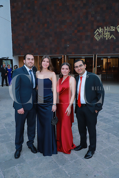 Rodrigo Ortiz, Isabella Villarreal, Daniela de la Peña y Luis de León 1