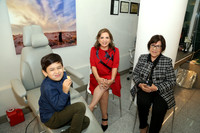 Berny Cuellar, Oralia Barbosa Quintana y María Josefina Barbosa