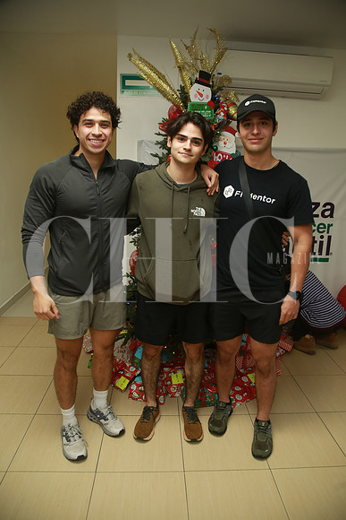 José Marentes, Diego García y Miltón Vera